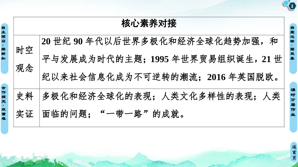《世界多极化与经济全球化》当代世界发展的特点与主要趋势PPT课件_第3页