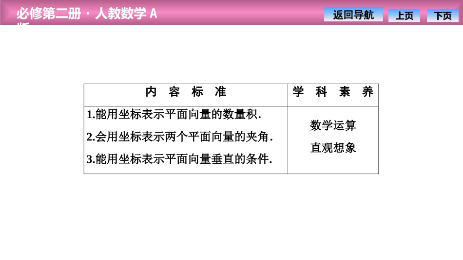 《平面向量基本定理及坐标表示》平面向量及其应用PPT课件_第2页