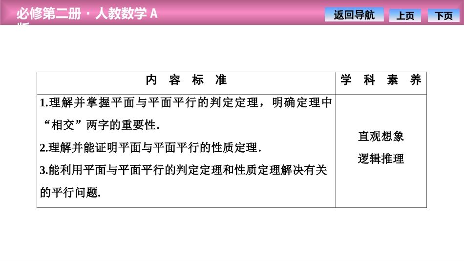 《空间直线、平面的平行》立体几何初步PPT课件(平面与平面平行)_第2页