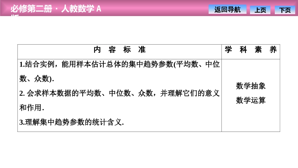 《用样本估计总体》统计PPT课件(总体集中趋势的估计)_第2页