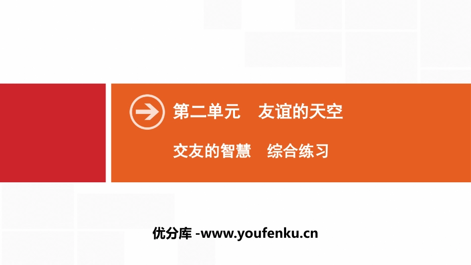 《交友的智慧》友谊的天空PPT(综合练习)PPT课件_第1页
