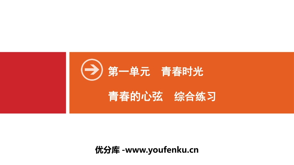 《青春的心弦》青春时光PPT(综合练习)PPT课件_第1页
