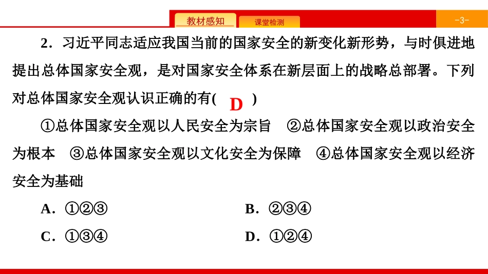 《单元时政热点专练》维护国家利益PPT课件[八年级道德与法治]_第3页