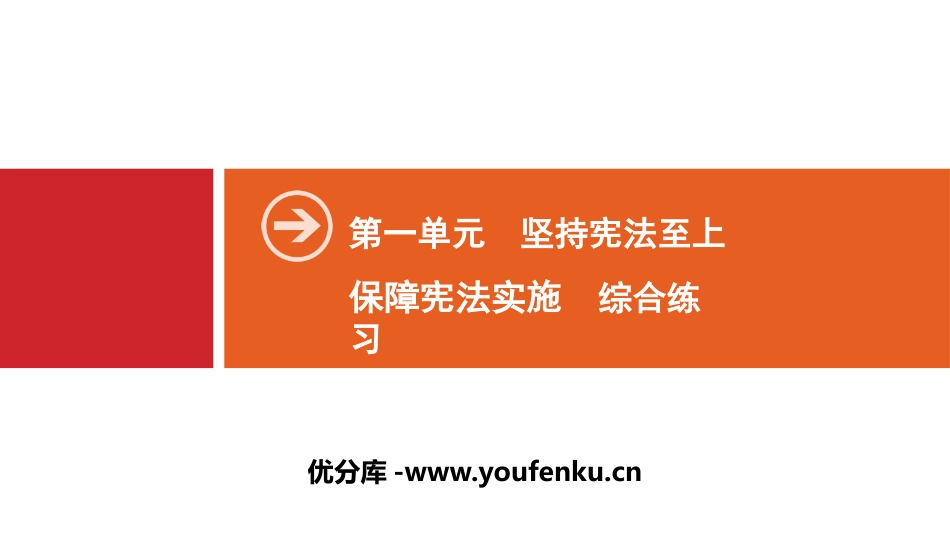 《保障宪法实施》坚持宪法至上PPT(综合练习)PPT课件_第1页