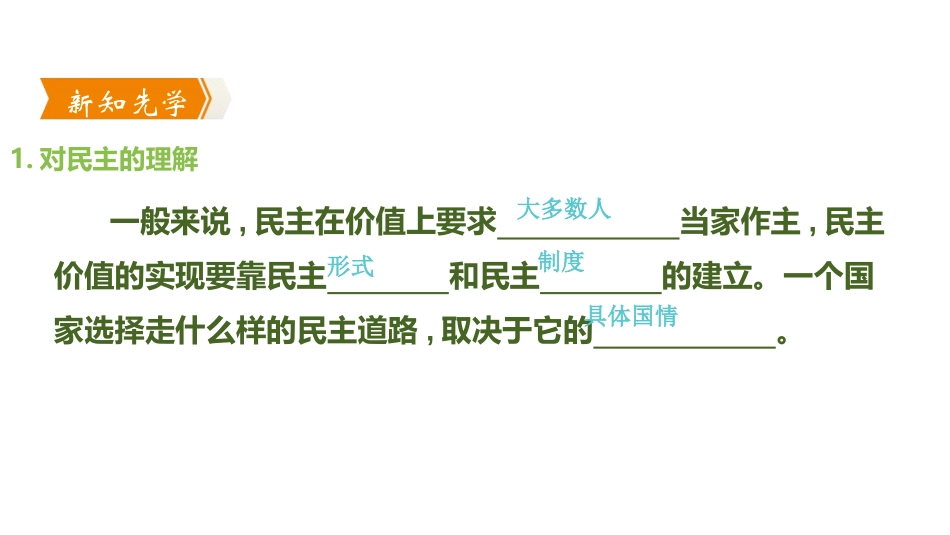 《追求民主价值》民主与法治PPT课件_第2页