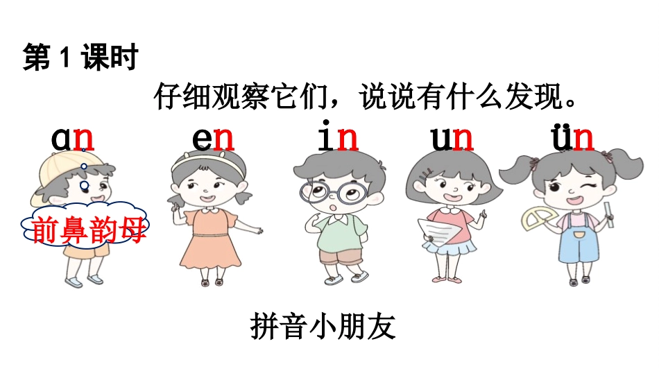 《an en in un ün》PPT教学课件[部编版一年级语文]_第3页
