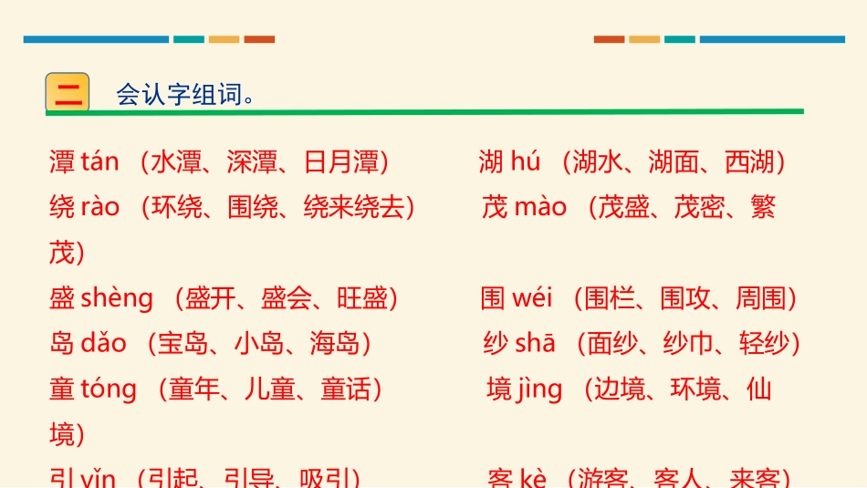 《日月潭》PPT课件[部编版二年级语文上册]_第3页