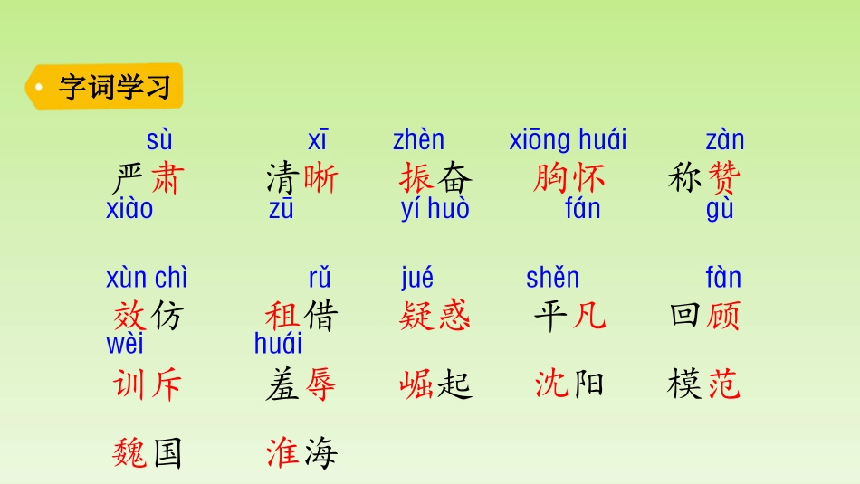 《为中华之崛起而读书》PPT优质课件[部编版四年级语文上册]_第3页