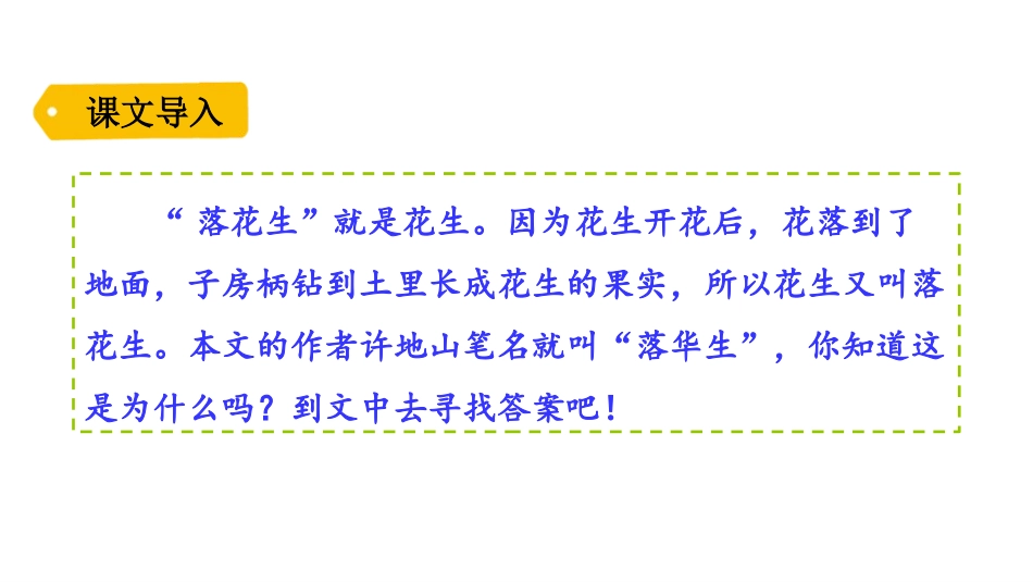 《落花生》PPT优质课件[部编版五年级语文上册]_第2页