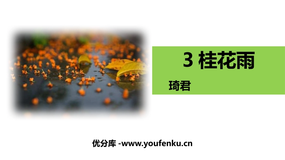 《桂花雨》PPT课件[部编版五年级语文上册]_第1页