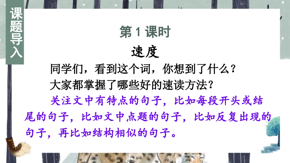 《什么比猎豹的速度更快》PPT课件[部编版五年级语文上册]_第3页