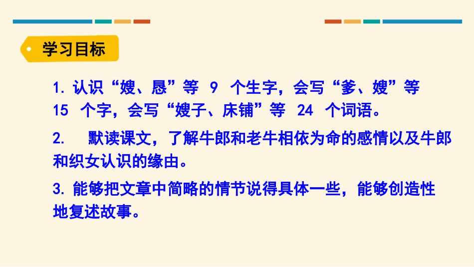 《牛郎织女(一)》PPT教学课件[部编版五年级语文上册]_第3页