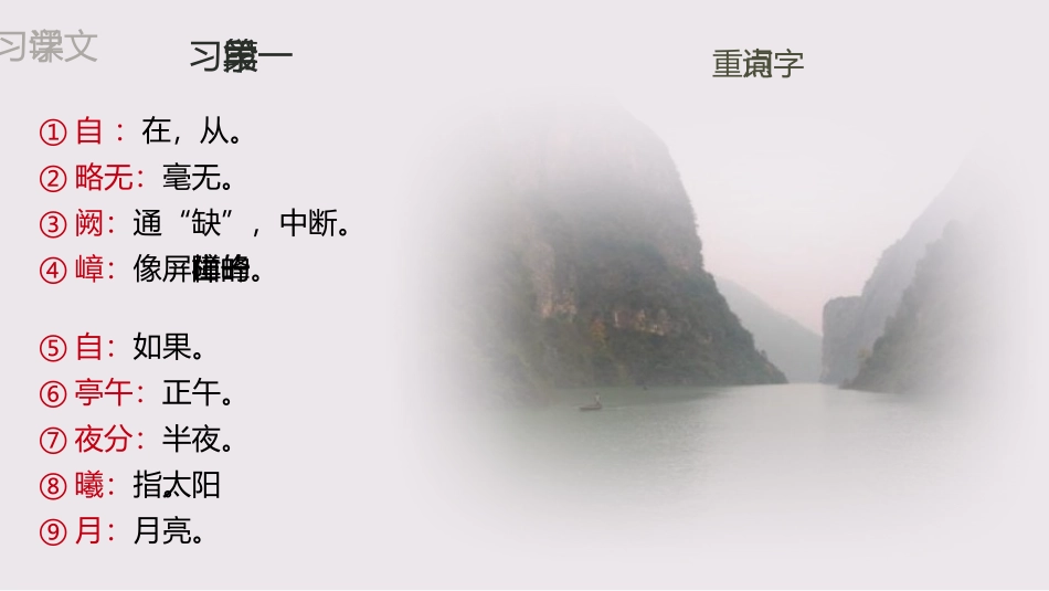 《三峡》PPT优质课件[部编版八年级语文上册]_第3页