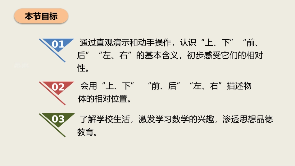 《上下前后》位置PPT课件[人教版一年级数学上册]_第2页