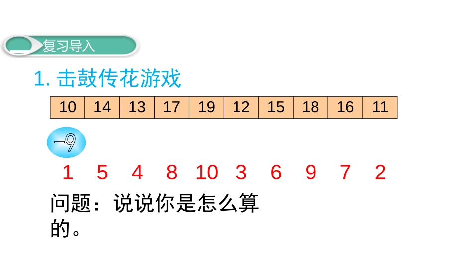 《十几减8》20以内的退位减法PPT课件[人教版一年级数学]_第2页