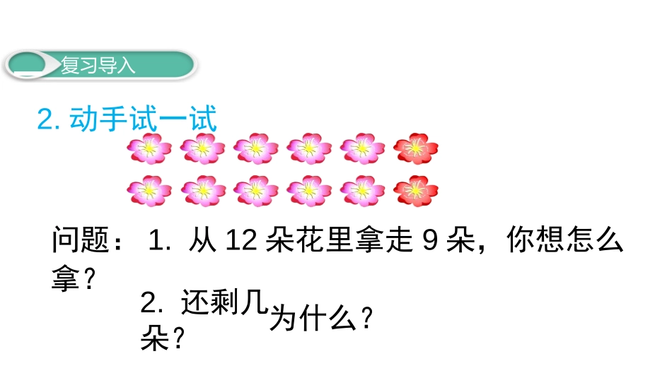 《十几减8》20以内的退位减法PPT课件[人教版一年级数学]_第3页