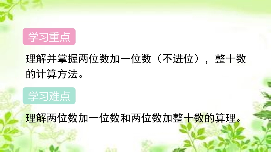 《两位数加一位数、整十数》100以内的加法和减法PPT课件_第3页