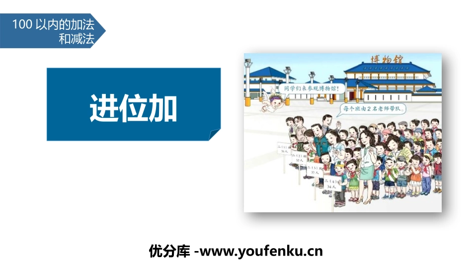 《进位加》100以内的加法和减法PPT教学课件[人教版二年级数学]_第1页