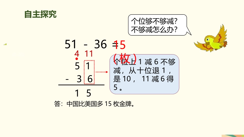 《退位减》100以内的加法和减法PPT课件[人教版二年级数学]_第3页