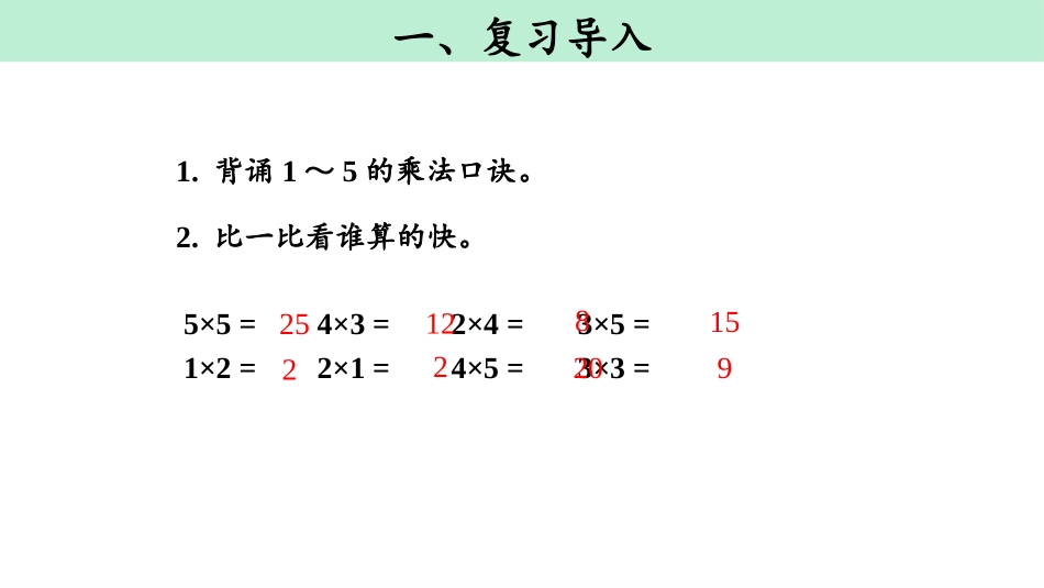 《6的乘法口诀》表内乘法PPT课件[人教版二年级数学上册]_第2页