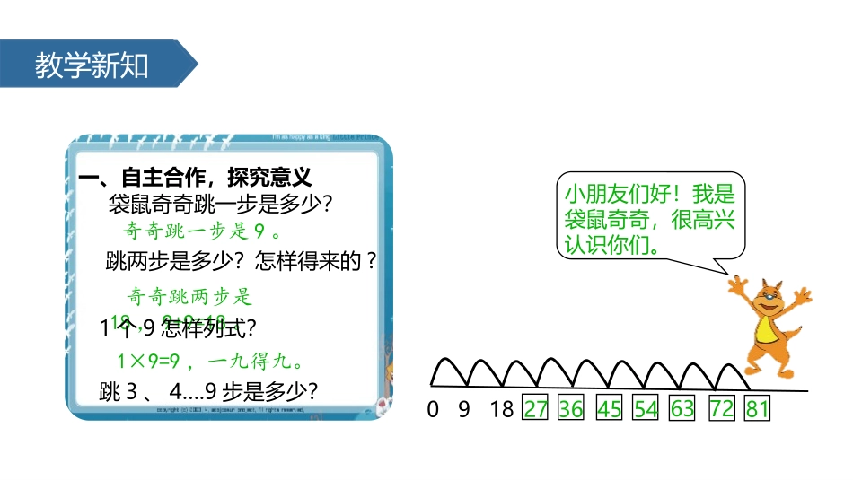 《9的乘法口诀》表内乘法PPT免费课件[人教版二年级数学]_第3页