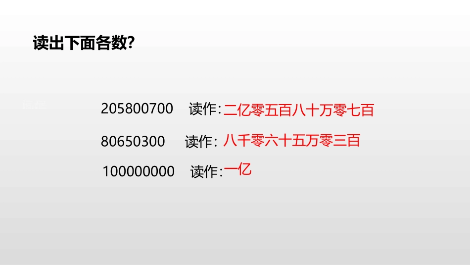 《1亿有多大》大数的认识PPT课件[人教版四年级数学上册]_第3页