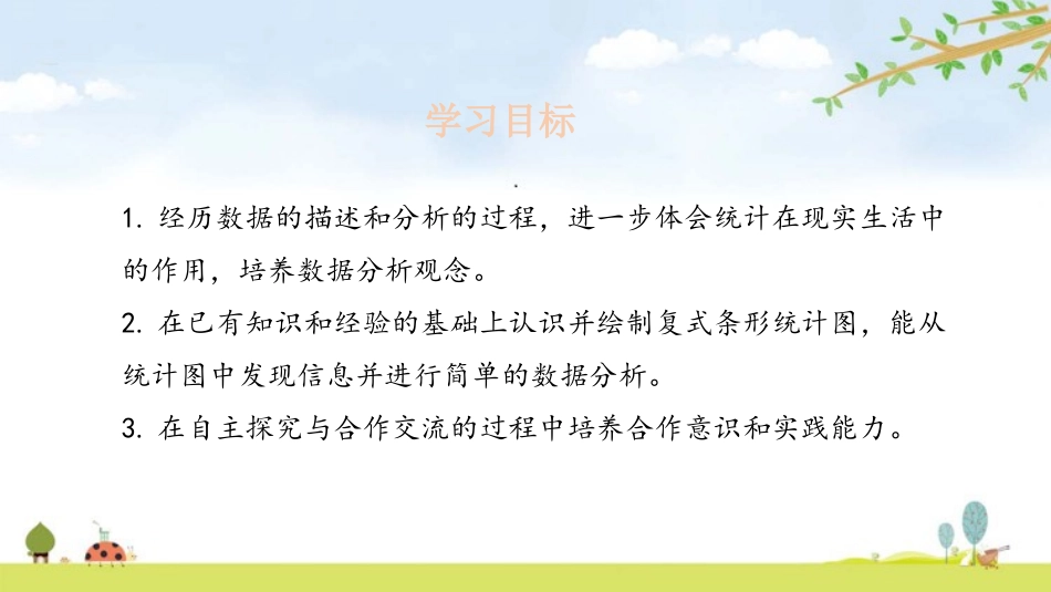 《复式条形统计图》平均数与条形统计图PPT课件[人教版四年级数学]_第2页