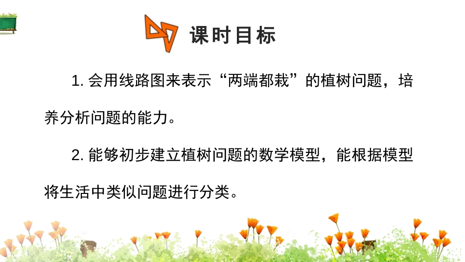 《植树问题》数学广角PPT课件(第1课时)[人教版五年级数学]_第2页