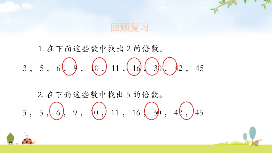 《2、5的倍数的特征》因数与倍数PPT课件[人教版五年级数学]_第3页