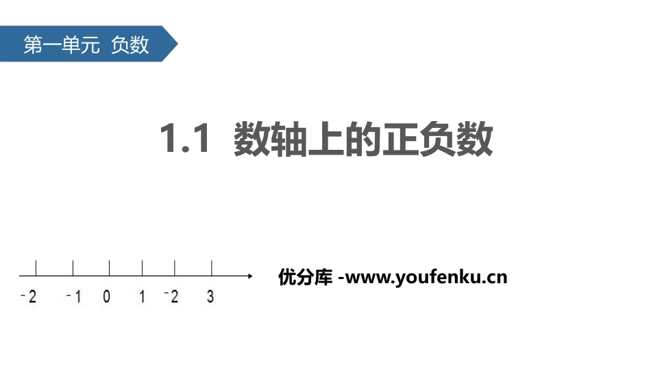 《数轴上的正负数》负数PPT课件[人教版六年级数学下册]_第1页