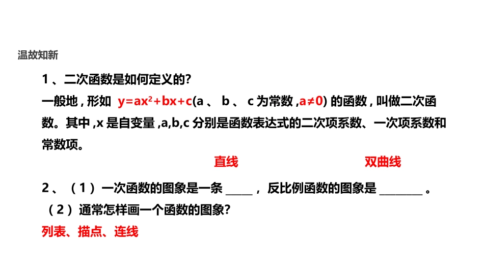 《二次函数y=ax2的图象与性质》二次函数PPT课件_第2页