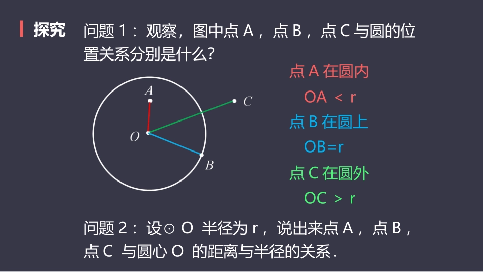 《点和圆的位置关系》圆PPT课件[人教版九年级数学上册]_第3页