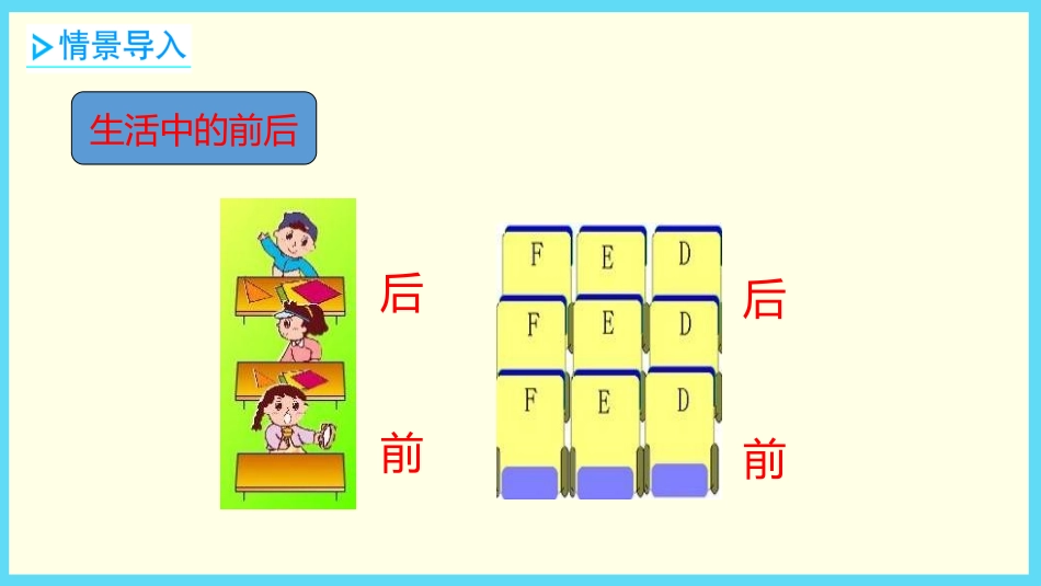 《前后》位置与顺序PPT课件[北师大版一年级数学上册]_第2页