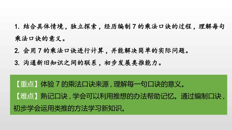 《一共有多少天》6~9的乘法口诀PPT教学课件_第2页