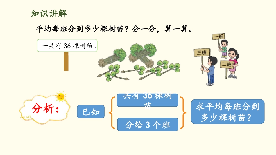《植树》乘与除PPT课件[北师大版三年级数学上册]_第3页