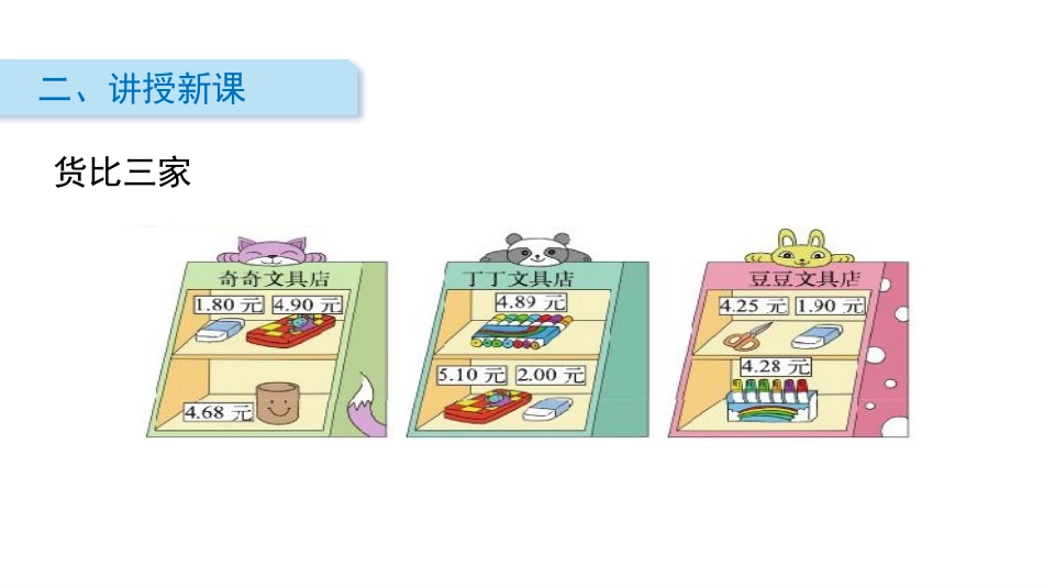 《货比三家》认识小数PPT课件[北师大版三年级数学上册]_第3页