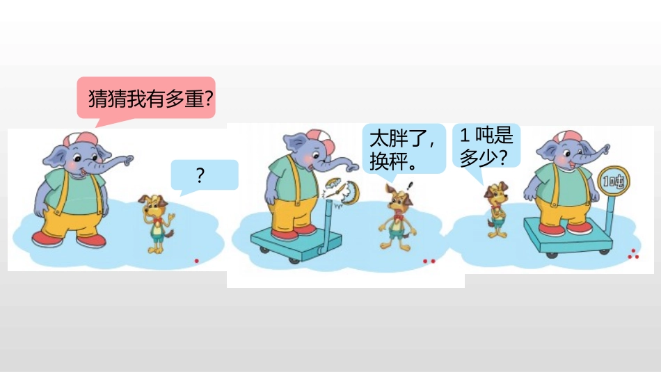 《1吨有多重》千克、克、吨PPT教学课件[北师大版三年级数学]_第3页