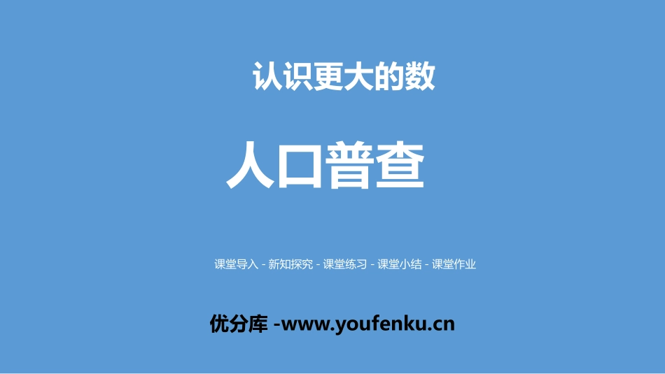 《人口普查》认识更大的数PPT课件[北师大版四年级数学上册]_第1页