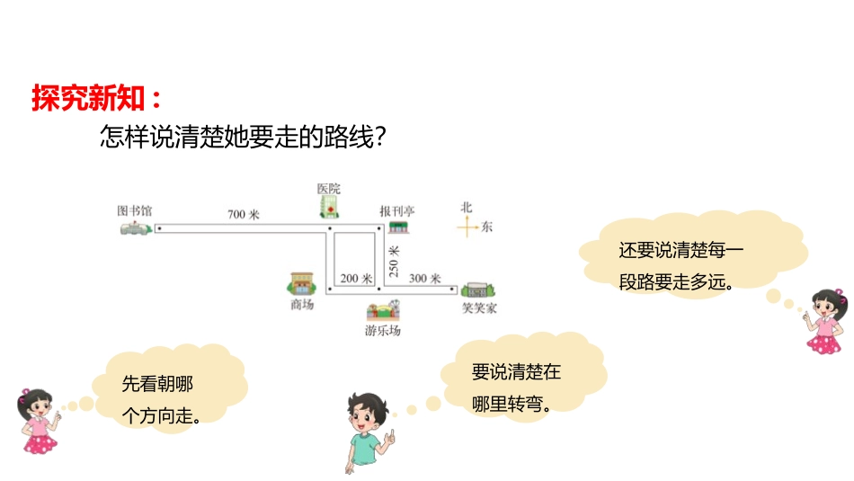 《去图书馆》方向与位置PPT课件[北师大版四年级数学上册]_第3页