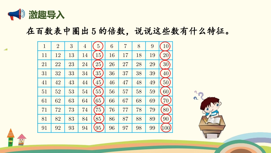 《2和5倍数的特征》倍数与因数PPT课件[北师大版五年级数学]_第2页