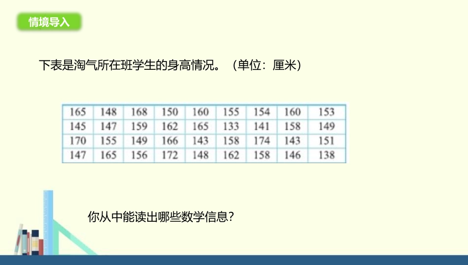 《身高的情况》数据处理PPT教学课件[北师大版六年级数学]_第2页