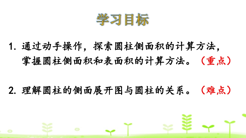 《圆柱的表面积》圆柱与圆锥PPT课件[北师大版六年级数学]_第2页