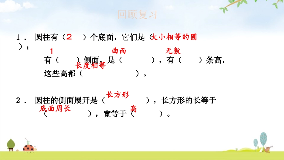 《圆柱的表面积》圆柱与圆锥PPT教学课件[北师大版六年级数学]_第3页