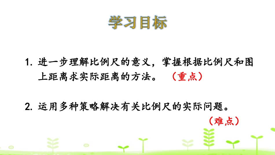 《比例尺》比例PPT(第2课时)PPT课件[北师大版六年级数学]_第2页