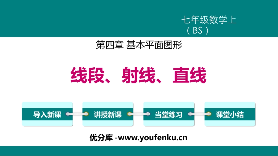 《线段、射线、直线》基本平面图形PPT教学课件_第1页