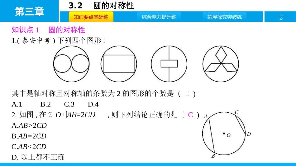 《圆的对称性》圆PPT课件[北师大版九年级数学下册]_第2页