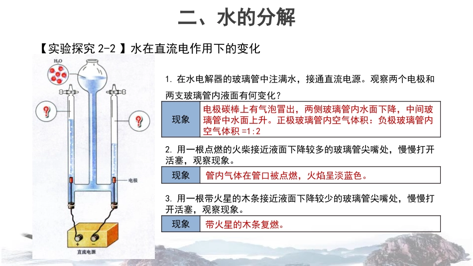 《水分子的变化》探秘水世界PPT课件[鲁教版九年级化学上册]_第3页