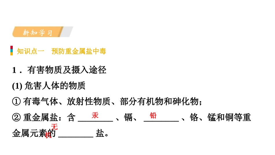 《远离有毒物质》化学与健康PPT教学课件[鲁教版九年级化学]_第3页