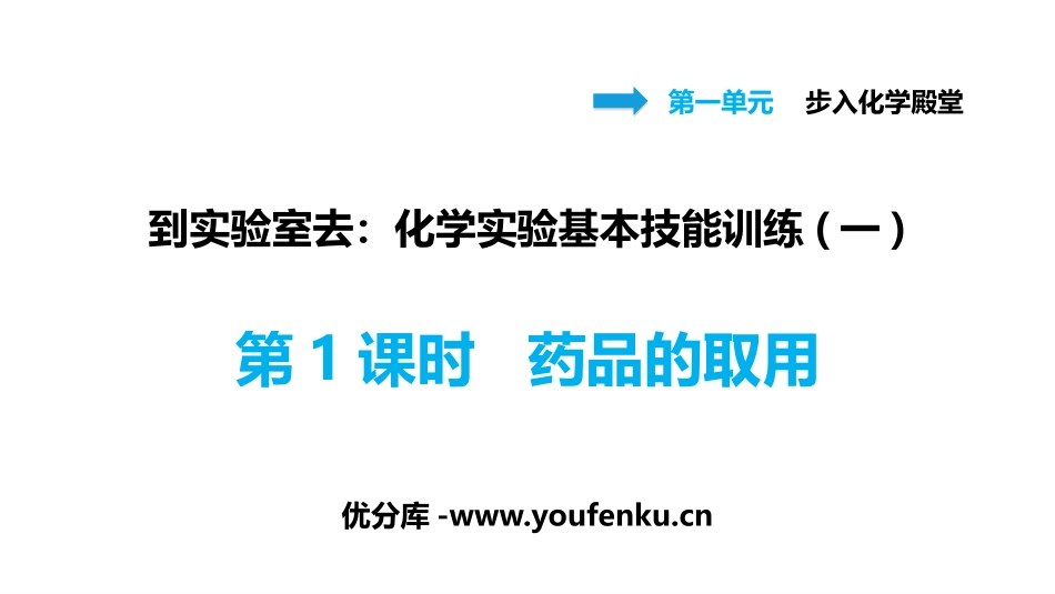 《化学实验基本技能训练》步入化学殿堂PPT课件_第1页