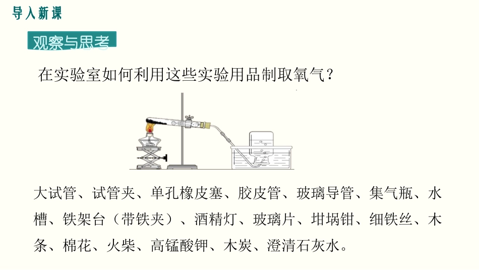 《氧气的实验室制取与性质》我们周围的空气PPT课件_第2页